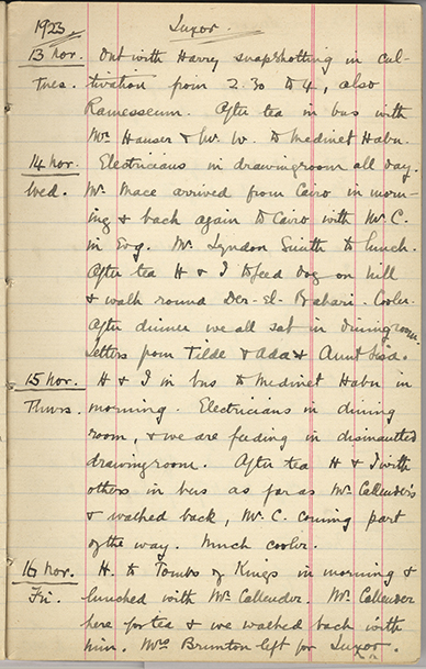 Minnie Burton's Diary, p. 147