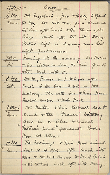 Minnie Burton's Diary, p. 151