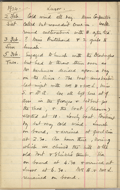 Minnie Burton's Diary, p. 166