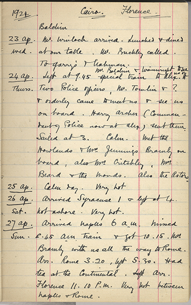 Minnie Burton's Diary, p. 181