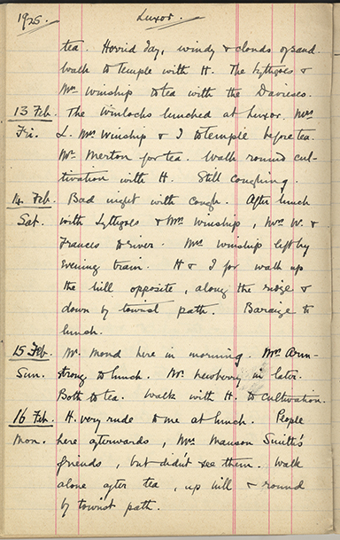 Minnie Burton's Diary, p. 256